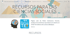 Desktop Screenshot of pedrocolmenero.es
