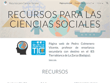 Tablet Screenshot of pedrocolmenero.es